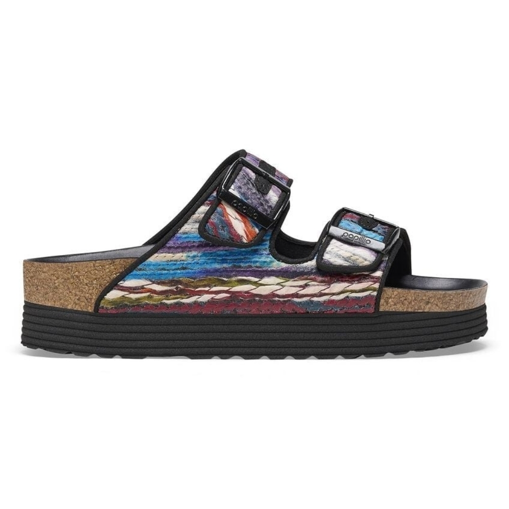 Birkenstock Arizona Flex Platform Multi-Turquoise NIB (Multiple Sizes) - Picture 3 of 8